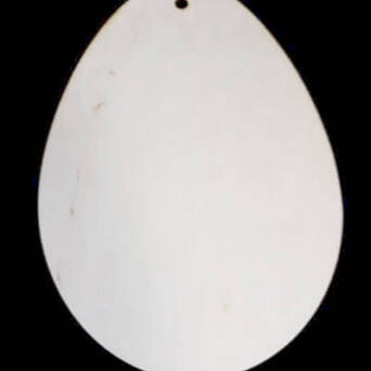 Jajko drewniane - sklejka 3mm.