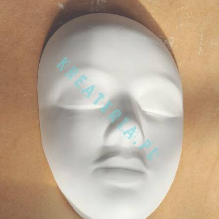 Odlew gipsowy - maska twarzy 18x12cm KR001Z