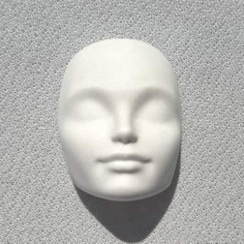Maska gipsowa ENX6 kobieca twarz