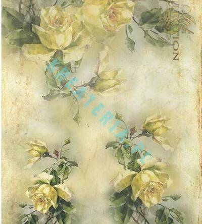 Papier ryżowy ITD A3 Róże R0060L Żółte róże