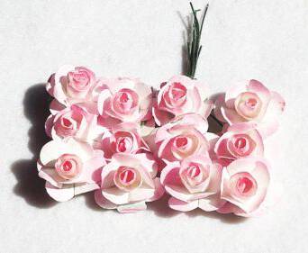 Róże papierowe KAL 61572-9E524 Różowe jasne